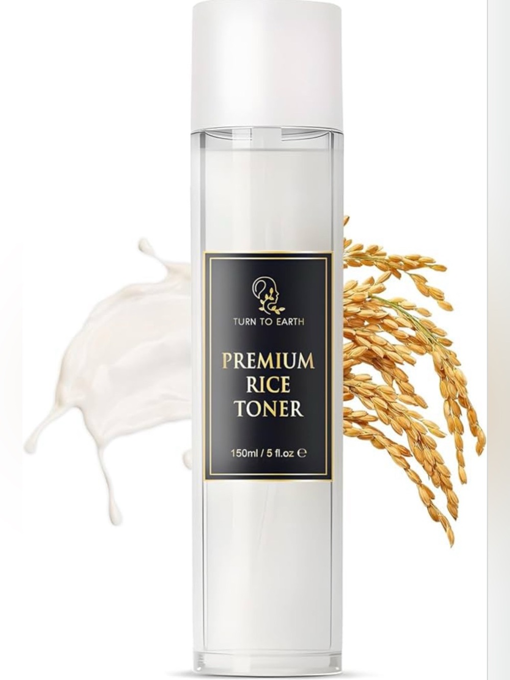 Turn To Earth Rice Toner, Milky Toner for Glowing Skin 5 Fl oz, NWT